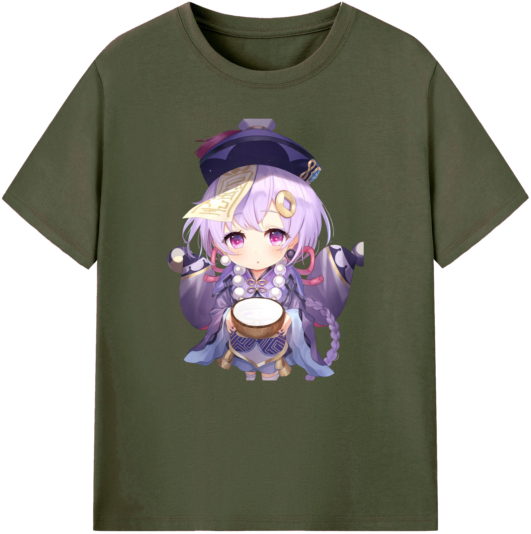 げんし神 七七 なな  genshin Nana 綿100％ メンズ半袖Tシャツ｜肌触りやわらか＆通気性